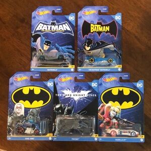 DC Batman Hot Wheels Set